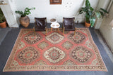 old rug, antique rug, earthy colors, faded colors, Turkish rug, vintage rug, soft rug, Portland, Oregon, rug store, rug shop, local shop