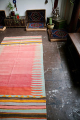 Vintage Bodrum Bos Kilim 4.3x8.1ft