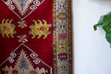 Vintage Kirsehir Runner Rug 3'4"x11'4"