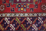Vintage Turkish rug in a living room setting, pile rug, Turkish rug, vintage rug, portland, rug shop, bright colors, wild shaman, soft rug, bold color, Portland, Oregon, rug store, rug shop, local shop, antique rug