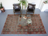 wild shaman, brown, oushak rug, portland rug shop