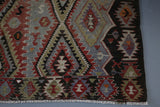 Oushak kilim, brown, antique rug, portland rug store, flat weave, rustic rug, authentic rug, bohemian decor