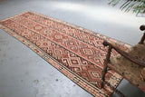 Old Van Kilim Runner 4ftx12ft
