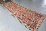 Old Van Kilim Runner 4ftx12ft