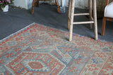 Old Oushak Esme Kilim 5.2ftx10.10ft