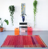 Old Bodrum Bos Kilim 4.4x6.7ft