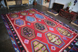 Old Sivas Sarkisla Kilim 7.9ftx11.10ft