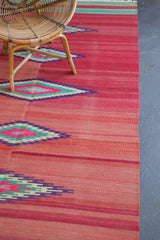 Turkish rug, vintage rug, flat weave, kilim rug, large area rug, square rug, Wild Shaman, Portland, Oregon, rug store, rug shop, local shop, bright colors, area rug, red rug, bold color