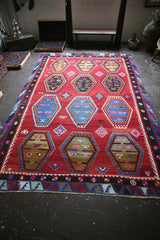 Old Sivas Sarkisla Kilim 7.9ftx11.10ft