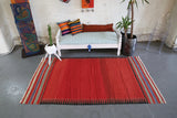 Old Bodrum Bos Kilim Rug