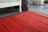 Old Bodrum Bos Kilim Rug