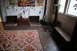 Vintage Mersin Mut Cicim Kilim 6.1ft x 10.6ft
