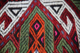 Vintage Mersin Mut Cicim Kilim 6.1ft x 10.6ft