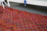 Old Anatolian Cicim Kilim 5.5ftx11ft