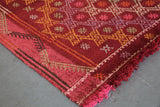 Old Anatolian Cicim Kilim 5.5ftx11ft