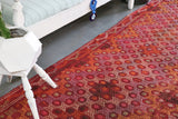 Old Anatolian Cicim Kilim 5.5ftx11ft
