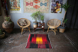 Old Mini Milas Kilim 3.3ftx3.2ft
