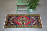 Vintage Mini Turkish Rug 20inx47in