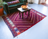 Vintage Manisa Selendi Kilim 4'7"x6'7"