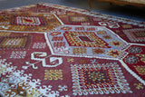 Semi-Antique Kayseri Sihli Kilim 6'x13'6"