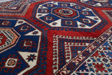 Vintage Turkish rug in a living room setting, pile rug, Turkish rug, vintage rug, portland, rug shop, bright colors, wild shaman, soft rug, bold color, Portland, Oregon, rug store, rug shop, local shop, antique rug