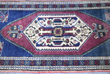 Vintage Mini Turkish Rug 23inx48in