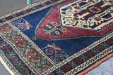 Vintage Mini Turkish Rug 23inx48in
