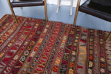 Old Konya Karapınar Kilim 6ftx7.7ft