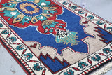 Vintage Mini Turkish Rug 21inx48in