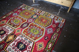 Vintage Sivas Kilim 6.9ftx12.8ft