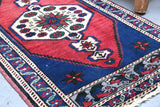 Vintage Mini Turkish Rug 1.10ftx3.6ft