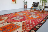 Vintage Kars Kilim 6.7ftx15.8ft