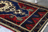 Vintage Mini Turkish Rug 23inx52in