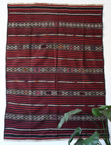 Old Bergama Yuncu Kilim 5.2x7.6ft