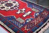 Vintage Mini Turkish Rug 24inx48in