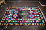 Vintage Milas Bencik Kilim 5.3ft x 8.8ft