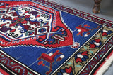 Vintage Mini Turkish Rug 1.10ftx3.4ft