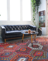 Old Turkish Karakecili Kilim Rug