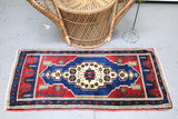 Vintage Mini Turkish Rug 2ftx4ft