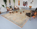 Old Konya Sille Turkish Rug 9.2ftx13.3ft