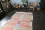 Vintage Bodrum Bos Kilim 4.1ftx8.11ft