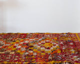 Vintage Turkish runner rug in living room setting, old rug, antique rug, pastel colors, faded colors, Turkish rug, vintage rug, soft rug, Portland, Oregon, rug store, rug shop, local shop