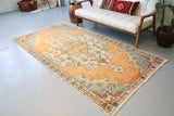 Vintage Anatolian Rug 4.5ftx8.4ft