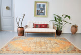 Vintage Anatolian Rug 4.5ftx8.4ft