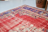 Old Demirci Oushak Rug 7.8ftx10.9ft