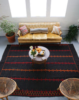 Old Karakecili Cicim Kilim 8ftx10.7ft