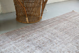 Vintage Overdyed Isparta Rug in Ash 5.10ftx9.4ft