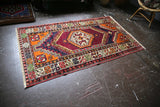 Vintage Nigde Ortakoy Rug 3.9ftx6.10ft