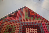 Vintage Aegean Cicim Kilim 6.2ftx9.7ft