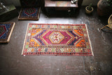 Vintage Nigde Ortakoy Rug 3.9ftx6.10ft